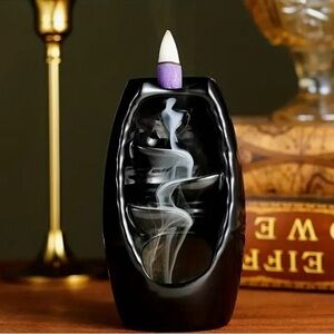 Elegant Black Incense Holder